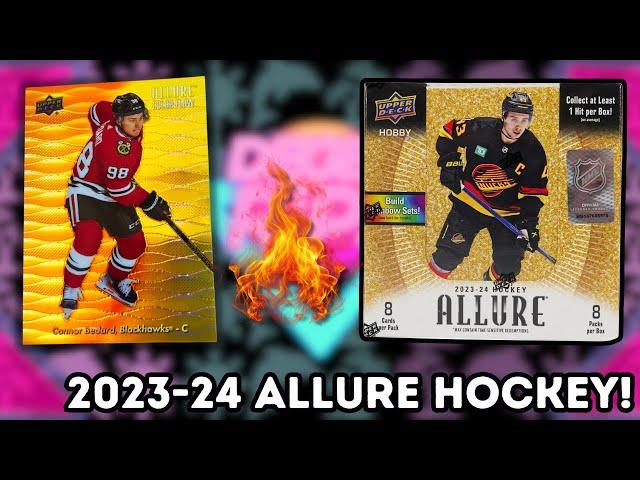 PURPLE /10! 2023-24 ALLURE HOCKEY HOBBY BOX REVIEW!