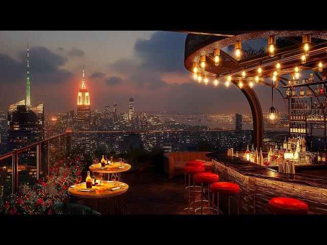 Rooftop Lounge - Elegant Saxophone Jazz Bar ~ Jazz Relaxing Music for Studying, Working, Sleeping