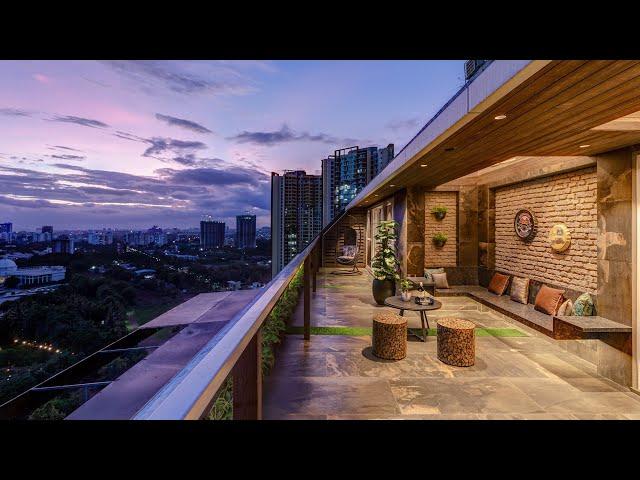 Luxurious 4,500 SqFt Sky Villa in Pune. Home interiors by Rajesh Ranka