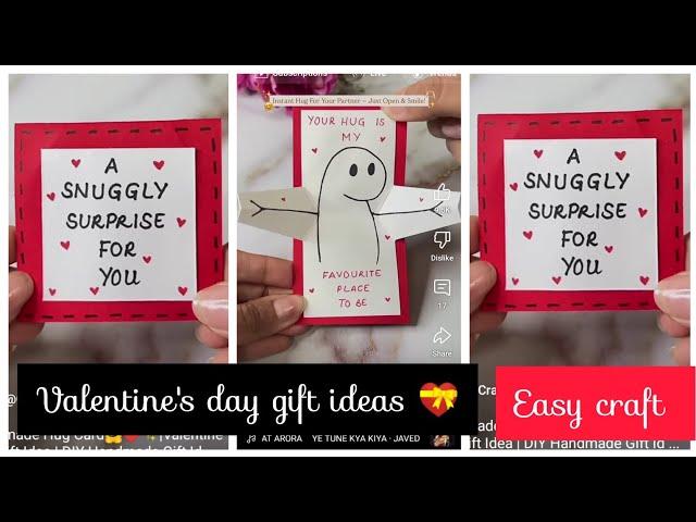 2 Best valentine gift for girlfriend️diy valentine day craft ideas easy gift for valentine's day