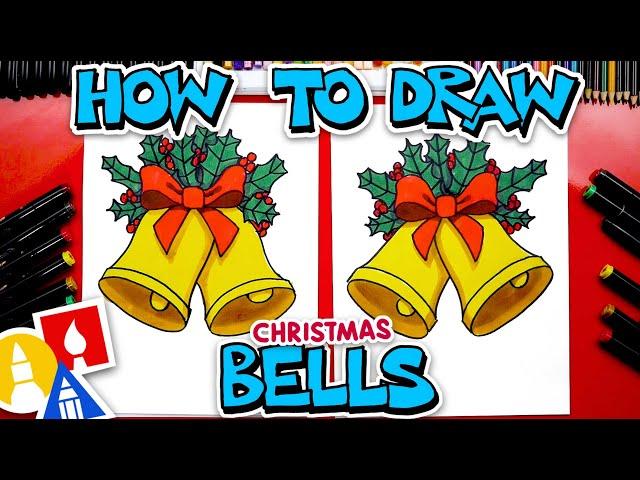 How To Draw Christmas Bells - Advanced