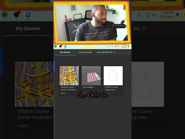 Behind the scenes of my Roblox Studio ‍ #robloxdev