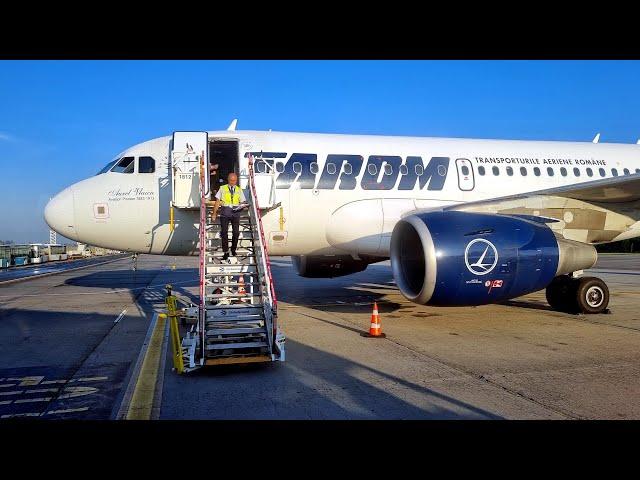 TAROM Airbus A318 | Flight from Bucharest to Timisoara