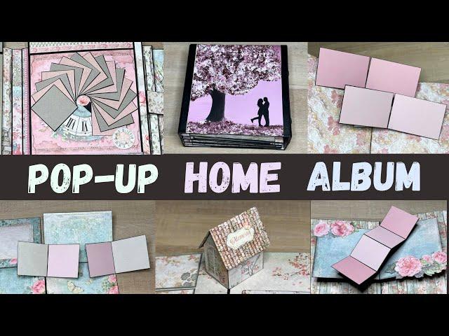 Pop-Up Photo Album HOME | Interactive Handmade Scrapbook