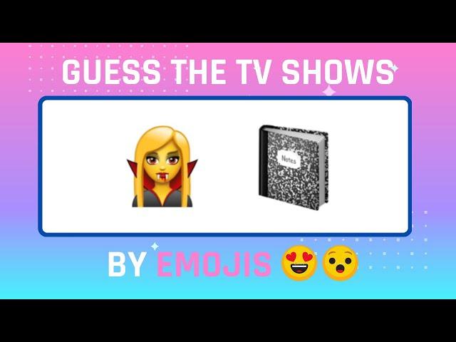 Can You Guess All The TV Shows? Emoji Challenge | 20 TV Shows Quiz | Guess the TV Show By Emoji