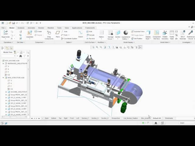 Skeleton based Top Down Design Approach