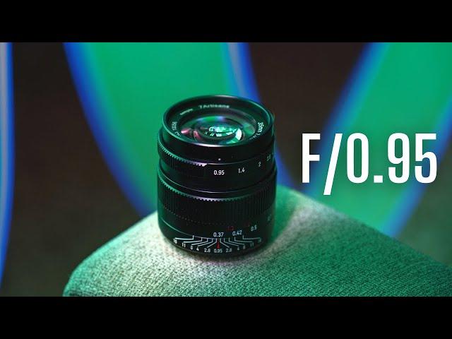 MASTER of LOW LIGHT: F/0.95 Lens for $250!