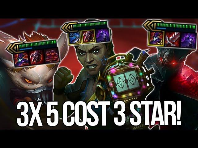 3x 5 Cost 3 Star! | TFT PVE Modus