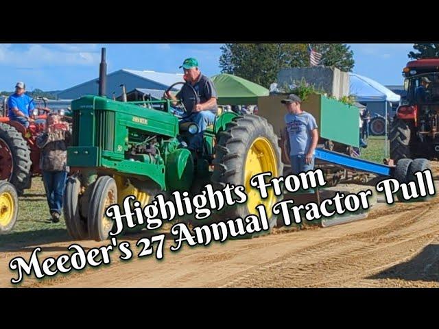 Meeder's Tractor Pull 8/27/23 Highlights #allischalmers #tractors #vintagetractor #tractorpulling