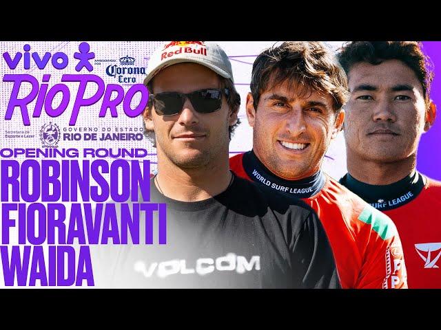 Leonardo Fioravanti, Jack Robinson, Rio Waida | VIVO Rio Pro pres by Corona Cero 2025 Opening Round