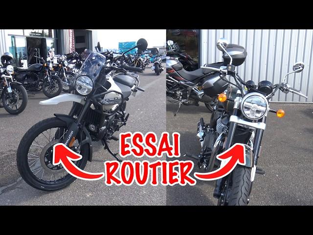 Essai Royal Enfield Himalayan 450 et Super Meteor 650