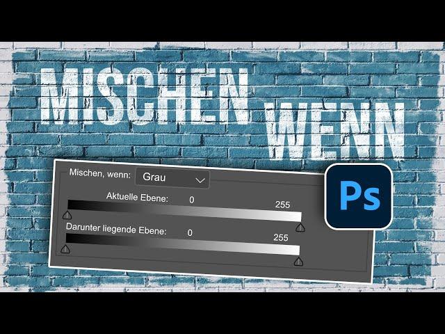 Underrated Photoshop function! - How it works: MIX IF