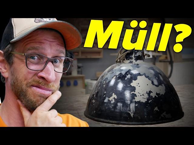 Aus ALT mach NEU! Upcycling einer alten Industrielampe