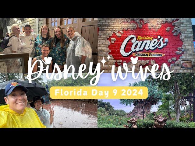 Walt Disney World Day 9 Sept 2024 | Animal Kingdom | Raising Cane's | Disney Springs | Storm Helene