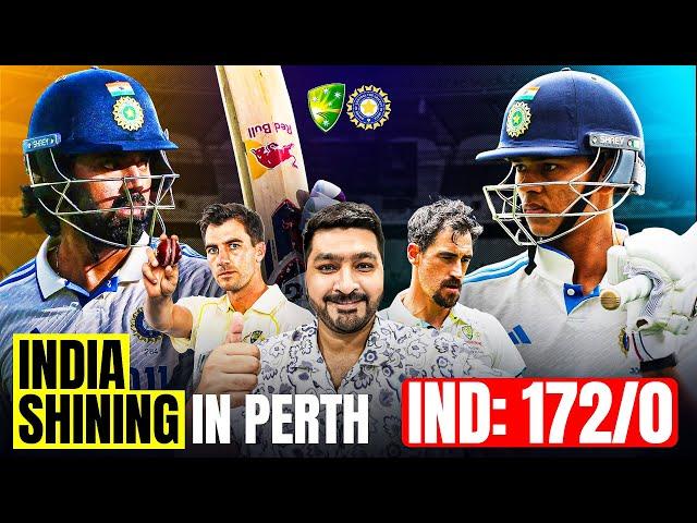 KL Rahul and Yashasvi Jaiswal 172/0 Opening Partnership | Day 2 Stumps | India vs Australia |