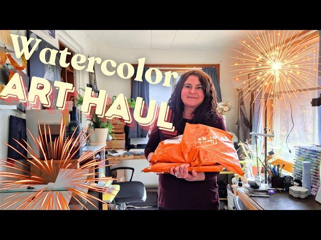 Watercolor Art Supply Haul On a Budget- with Temu!