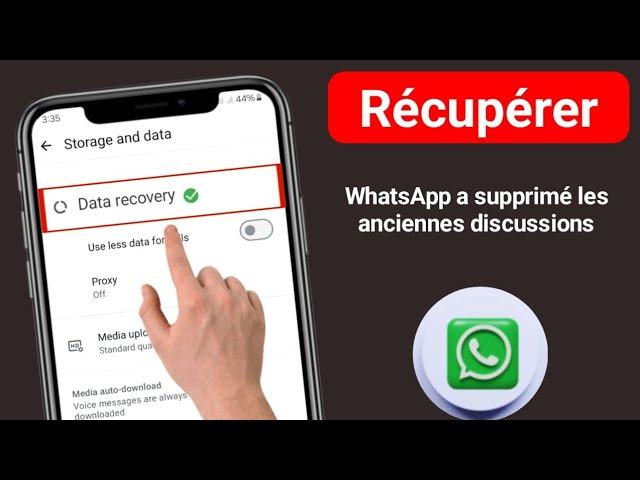 Comment récupérer des messages supprimés sur WhatsApp sans sauvegarde | Restaurer des..