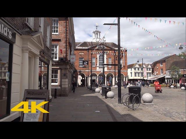 High Wycombe Walk: Town Centre【4K】