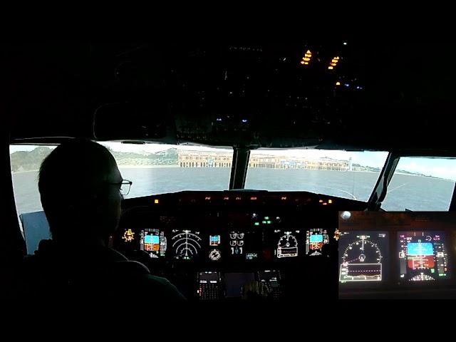 Solo flight from LFPO (Paris Orly) to LEIB (Ibiza) in B737-800 homecockpit (P3D V4 PROSIM)