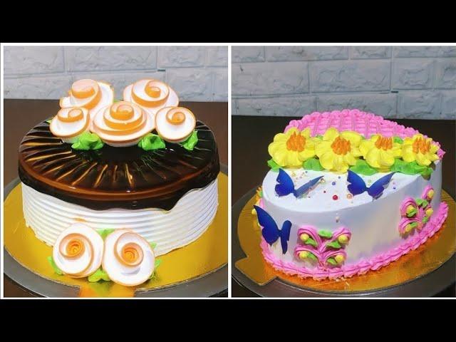 Easy cake decorating ideas | cake decoration video | beautiful miniature cake