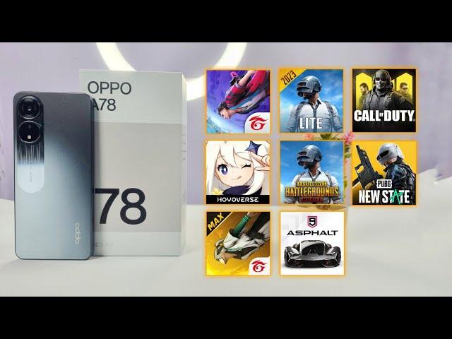 Oppo A78 8+ Games Test - PUBG/Genshin/New State/Free Fire/COD - Snapdragon 680
