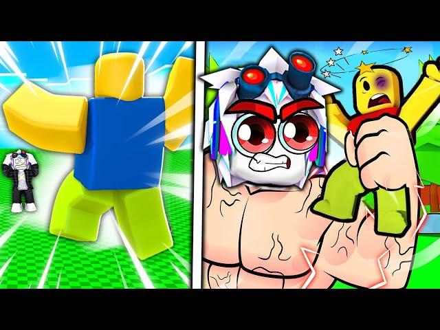 Я УБИЙЦА НУБОВ! ОТ МАЛЕНЬКОГО НУБА ДО МЕГА БОССА НУБА! ROBLOX Easy Muscle Clicker