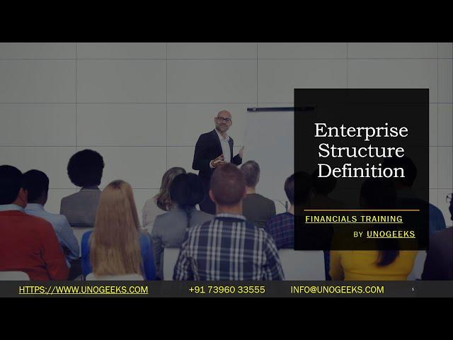 Oracle Fusion Financials Training | Enterprise Structure Definition