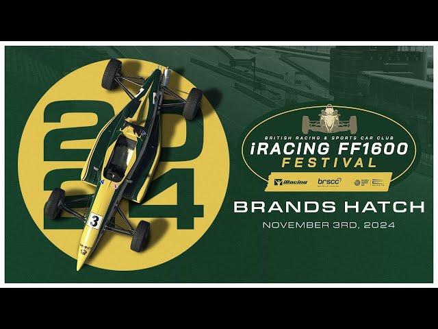 2024 BRSCC iRacing FF1600 Festival | Brands Hatch