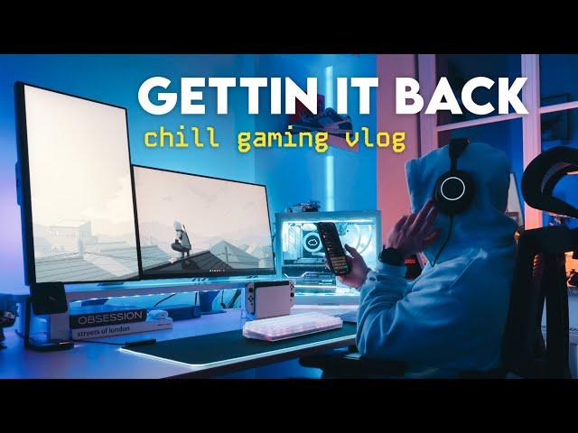 ️  gaming vlog | overcoming lethargy, chill days in my new setup