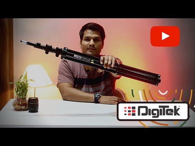 DIGITEK 9Feet LIGHT STAND UNBOXING | Best light stand for Youtube video | SOFTBOX  LIGHT STAND HINDI