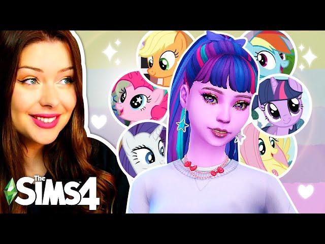 Creating Sims as MY LITTLE PONY Characters in The Sims 4 CAS