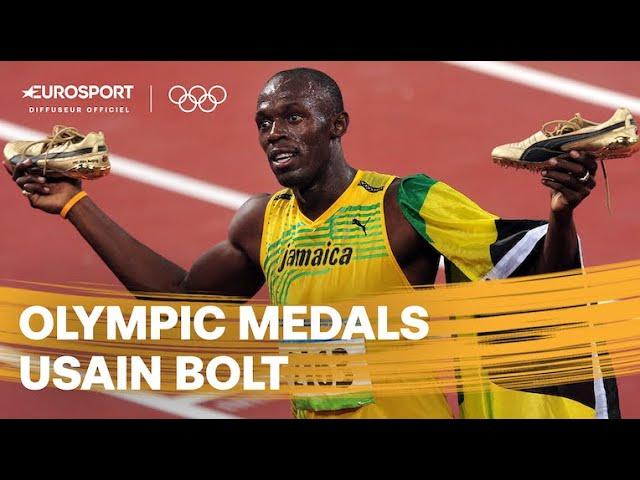 OLYMPIC GAMES - Usain Bolt titles in Beijing (2008), London (2012) and Rio (2016)