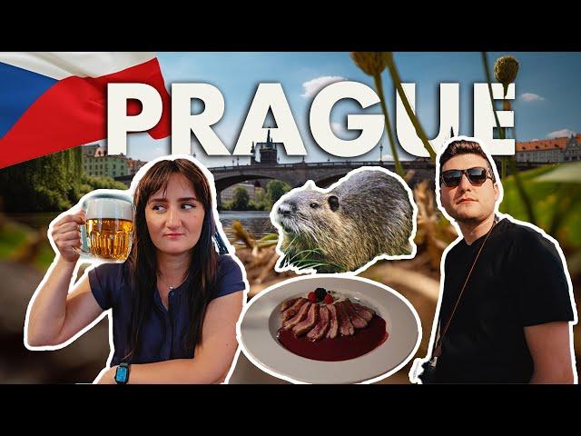 First time in Czech Republic ￼  First Impressions of Prague (Food, Beer and Nutrias) Vlog | PT 1/3