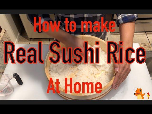 How to make really tasty sushi rice. Make sushi rice with real sushi chef at home!!