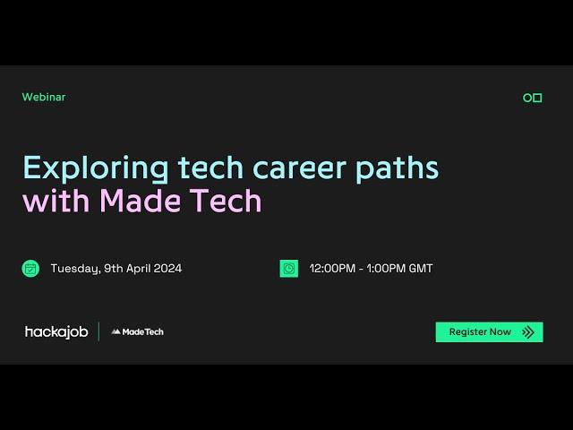 Exploring Tech Career Paths with Made Tech