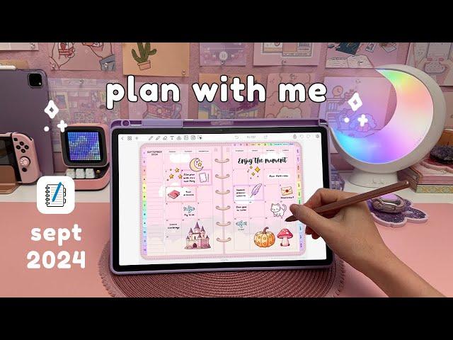 Plan with me on Samsung galaxy tab S9+  Penly android app | digital planner | Samsung tablet