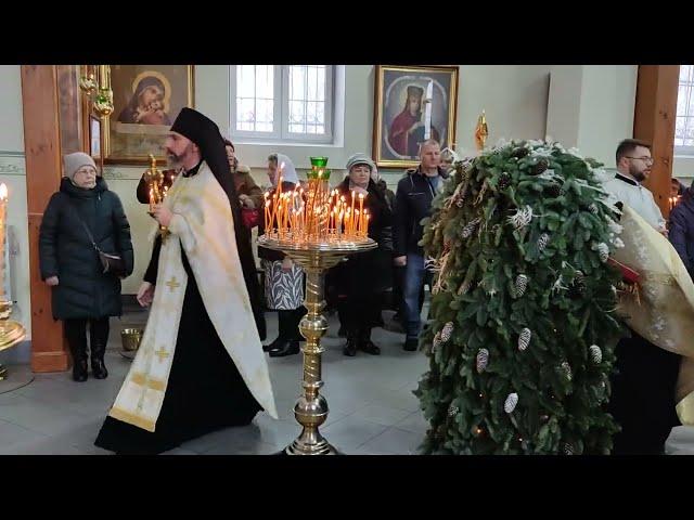 Рождественский крестный ход подворье Свято-Троицкого Александра-Свирского мужского монастыря.