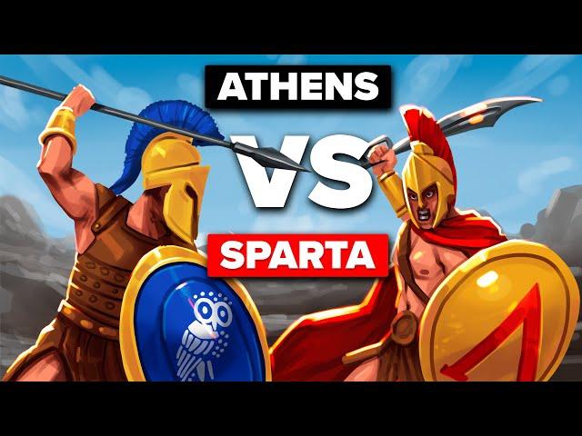 ATHENS vs SPARTA - The Peloponnesian War Explained