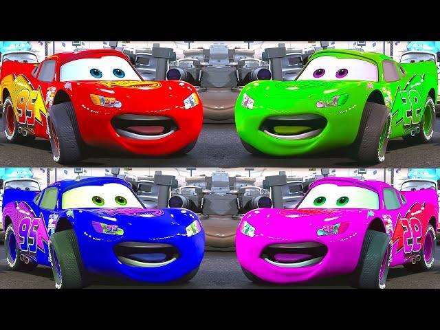 Best of CARS 3  Lightning McQueen Color | Disney Pixar (MUSIC VIDEO) PART 2