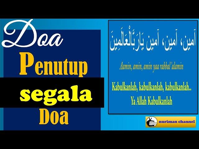 Doa Penutup