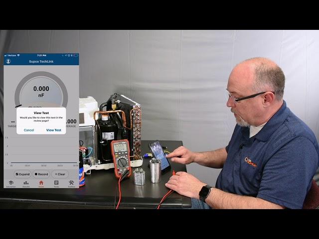 Checking Capacitors with the Supco® Techlink™ App and iDVM510 Multimeter