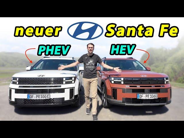 Neuer Hyundai Santa Fe im Test: 6- oder 7-Sitzer, Hybrid oder PHEV?