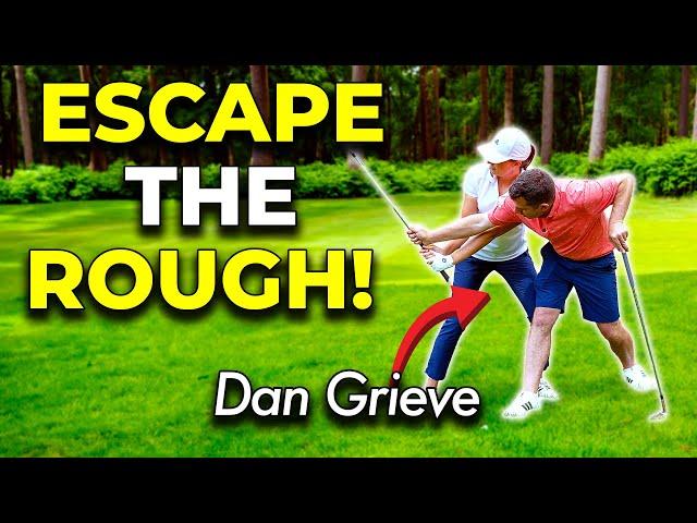 DAN GRIEVE ON HOW TO ESCAPE BAD LIES! Lesson With 8-Handicap Jess Ratcliffe