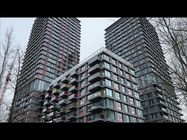  EAST LONDON WALK, EAST VILLAGE STRATFORD WALKING TOUR, LONDON OLYMPIC VILLAGE, 4K