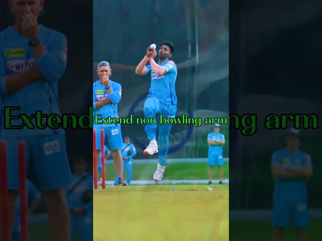 Bowling action anylisis of mayank yadav #cricket#