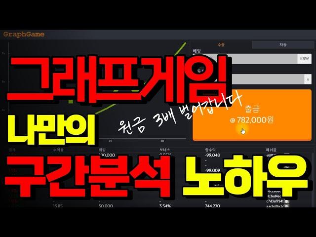 그래프게임 구간만 잘알아도 원금 3배 만들수있습니다 #그래프게임 #그래프게임배팅법