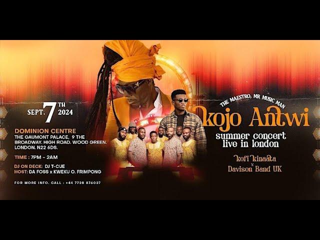 Kojo Antwi - Summer Concert in London 2024