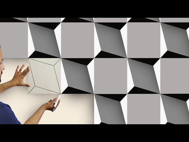 modern 3d wall painting | 3d wall art painting | wall painting effect 3d