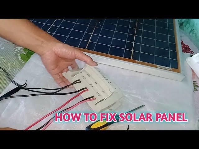 How To Fix Solar Panel