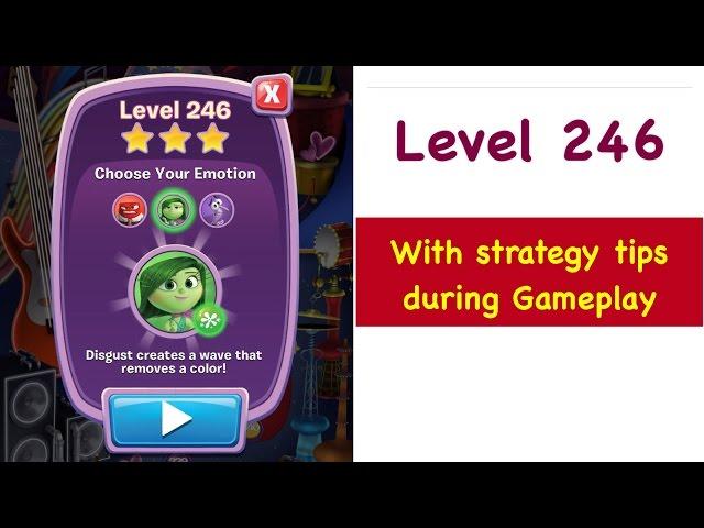 Inside Out Thought Bubbles Level 246 Tips and Strategy Walkthrough Gameplay